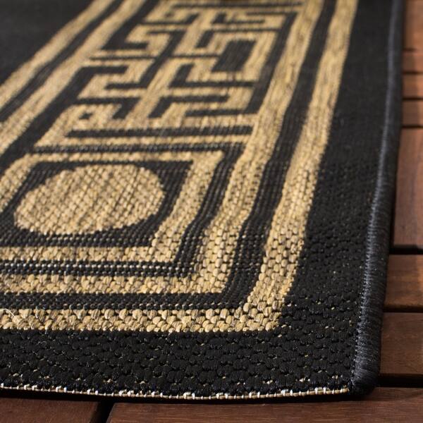 Safavieh Courtyard Black Coffee Brown Indoor Outdoor Safavieh Courtyard Black Coffee Brown Indoor Outdoor