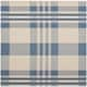 preview thumbnail 4 of 2, Safavieh Courtyard Plaid Beige/ Blue Indoor/ Outdoor Rug