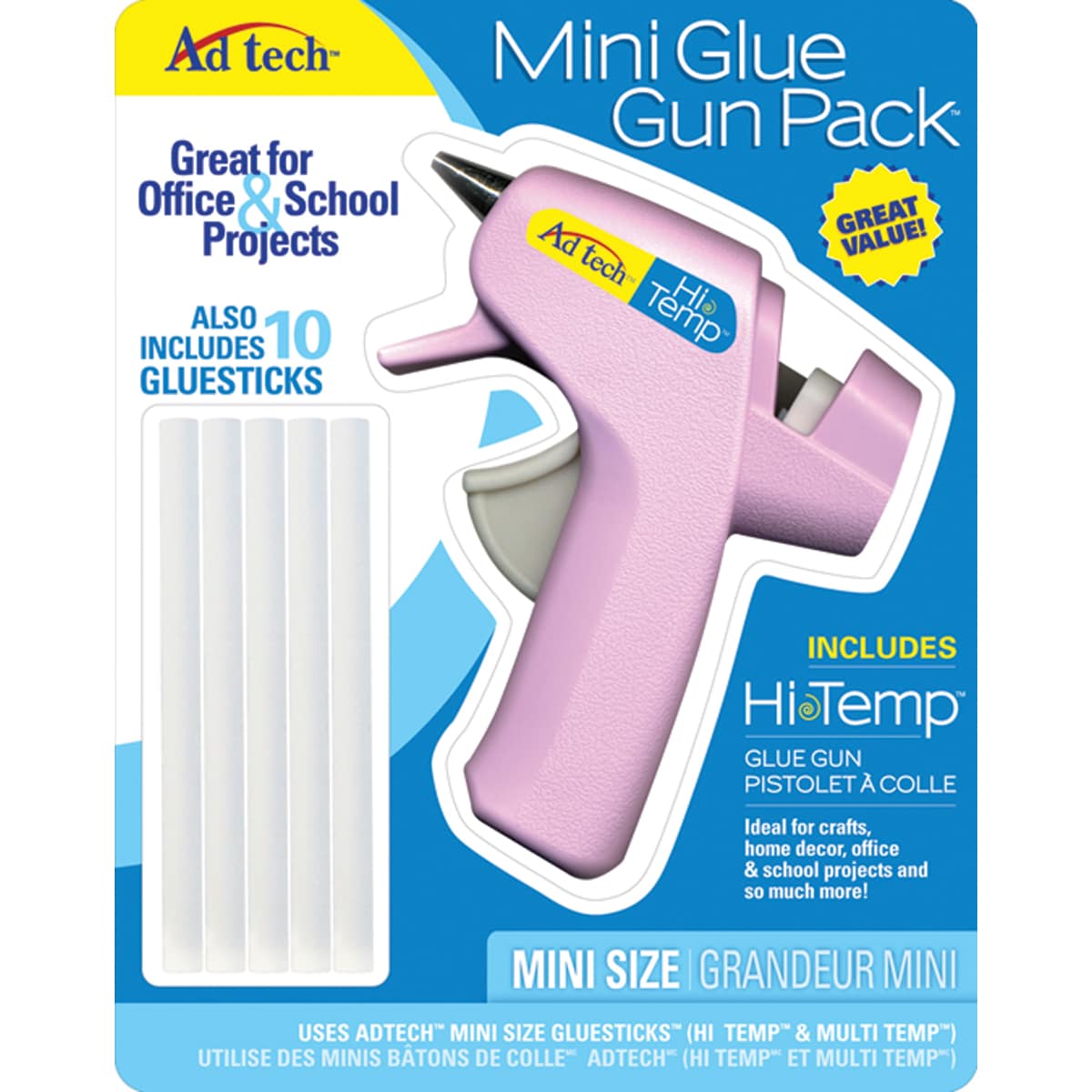 Ad tech Mini Glue Gun With Glue