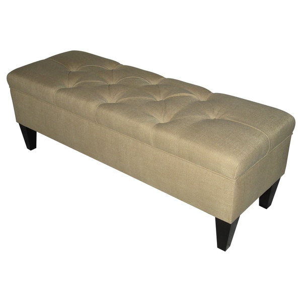 Sole Designs Sand Espresso Finish Storage Bench   14819567  