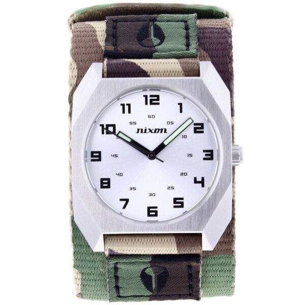Nixon Men's 'Scout' Camo Mesh Watch Free Shipping Today Overstock