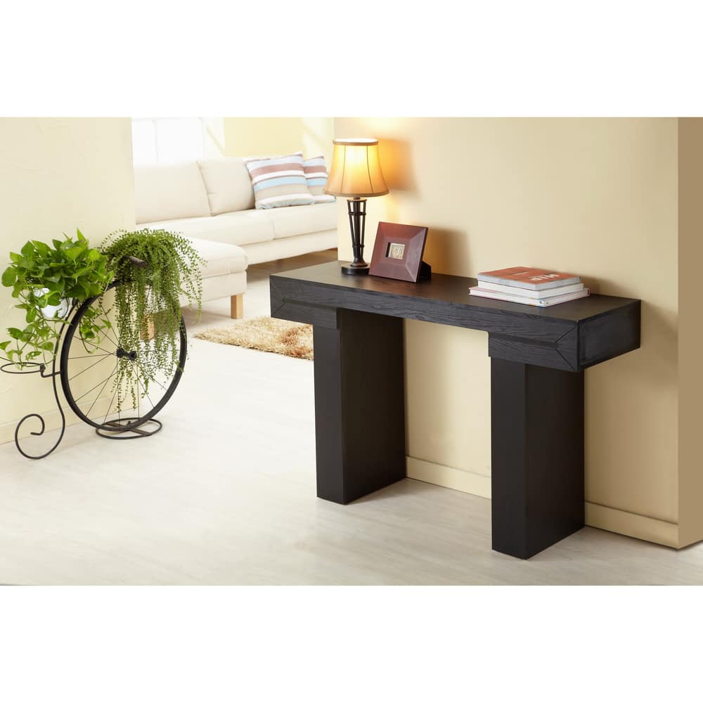 Furniture of America Tiffy-Tee Black Finish Sofa Table