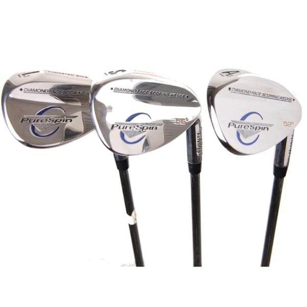 Shop Pure Spin Golf Wedge Pack (52, 56, 60 Degree) Free Shipping