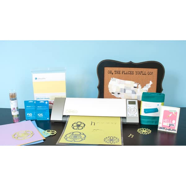 slide 2 of 5, Silhouette Cameo Mega Bundle Die Cutting Machine with Bonus $25 Gift Card