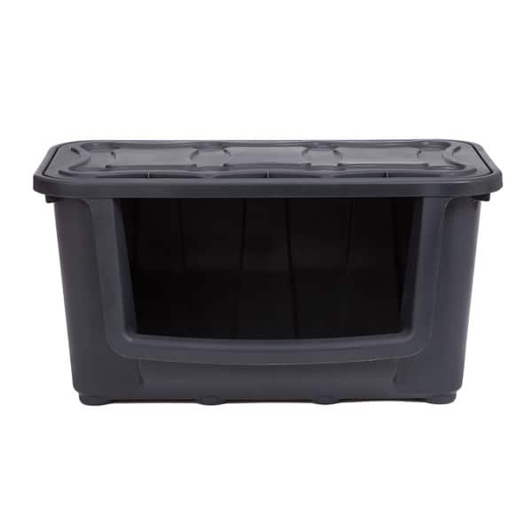 Homz Large Stacking Modular Storage with Lids - Bed Bath & Beyond - 7359063