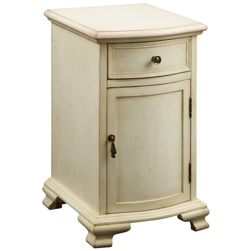 Creek Classics Antique White Chair Side Chest