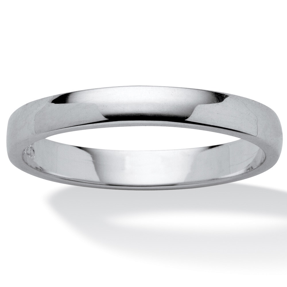 Polished .925 Sterling Silver Wedding Ring