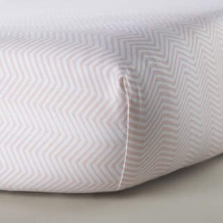 Oilo Solid Crib Skirt - Blush