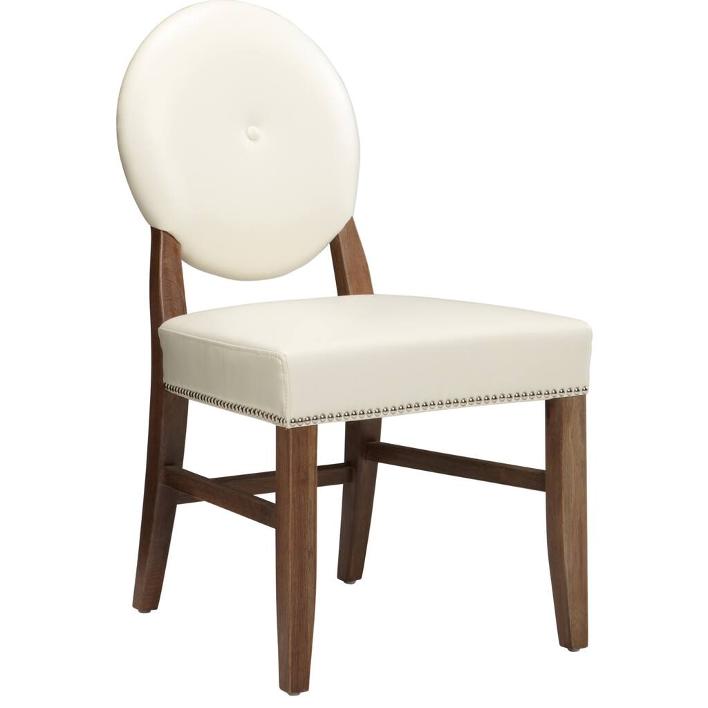 Sunpan Florence Dining Leather Dining Chairs (Set of 2)