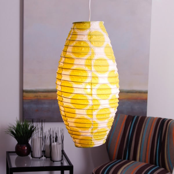 Ibiza Lime Cocoon Lamp Shade (Indonesia)
