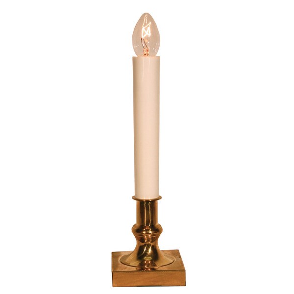 Decorative 1-light UL Brass Window Candle Lamp