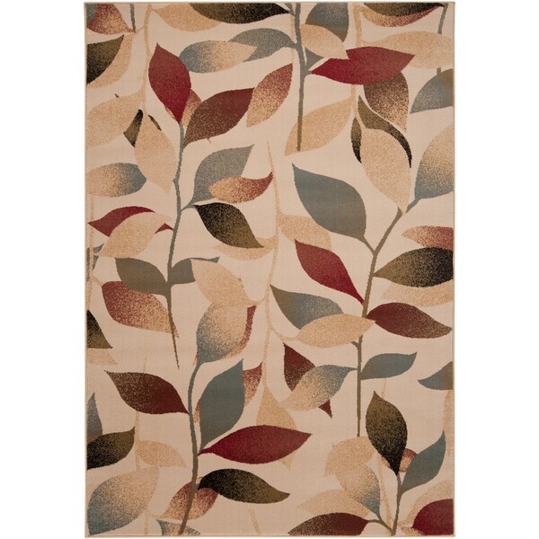 Cloverleaf Contemporary Floral Area Rug