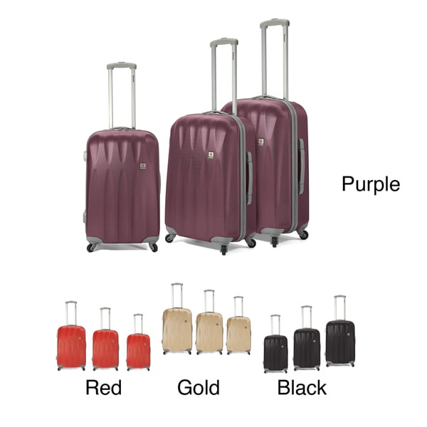 Benzi 3 piece Hardside Spinner Luggage Set Benzi Three piece Sets