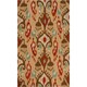preview thumbnail 1 of 5, Hand-woven Lonerock Wool Area Rug 2' x 3' - Rectangle