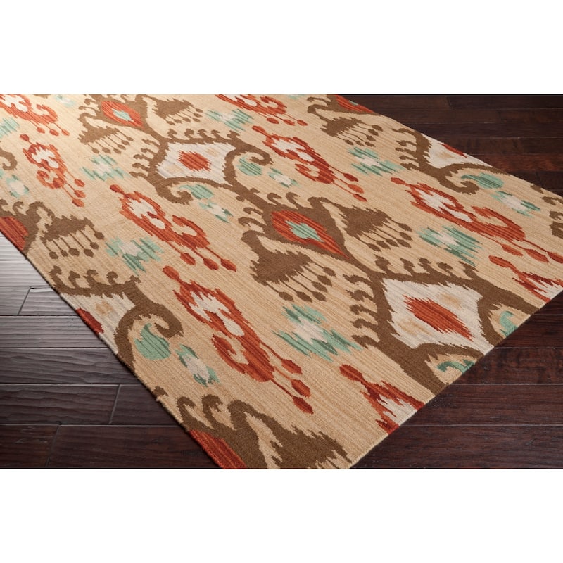 Hand-woven Lonerock Wool Area Rug