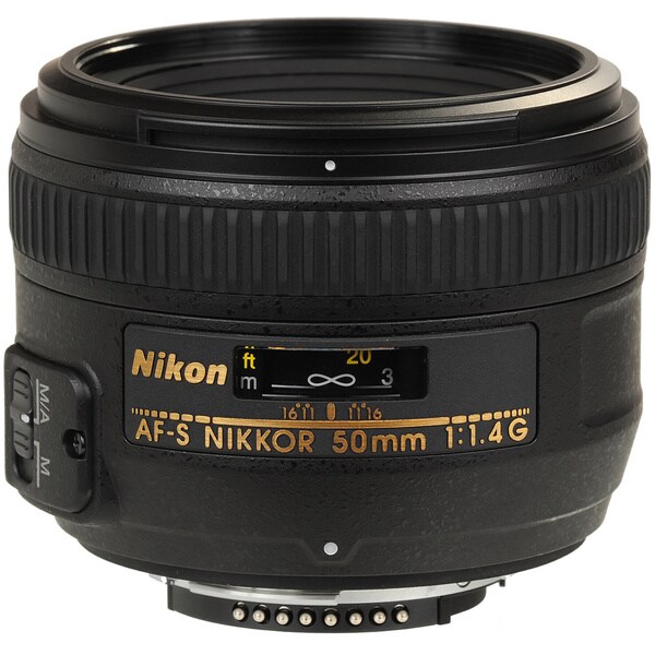 Nikon AF-S Nikkor 50mm f/1.4G Autofocus Lens (USA)