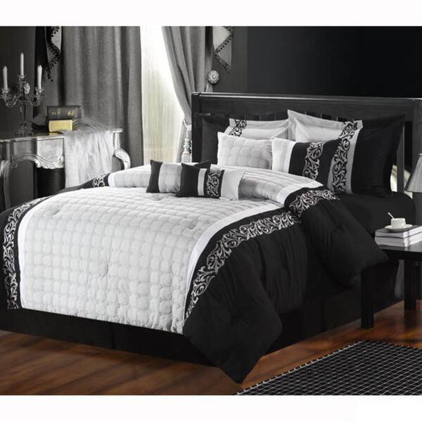 Glendale Embroidered 8-piece Comforter Set