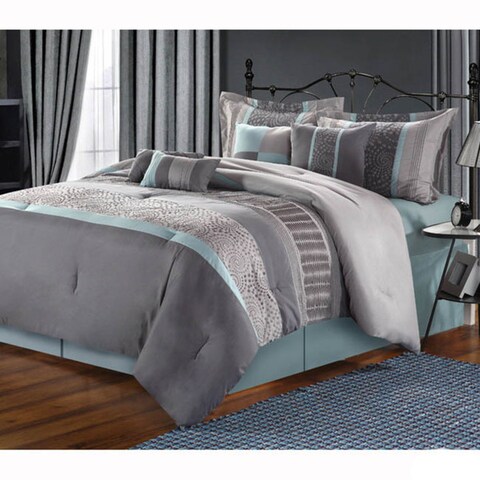 Copper Grove Minesing Embroidered 8-piece Comforter Set