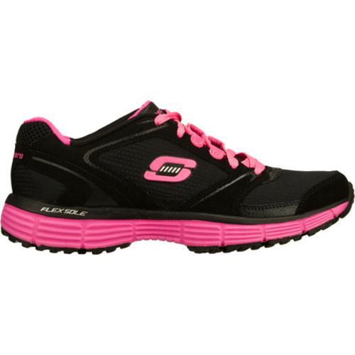 skechers black pink