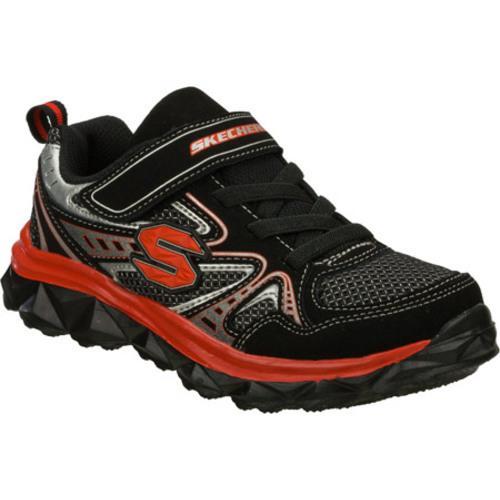 Boys Skechers Mighty Flex Hustle Black/Red   Shopping   The