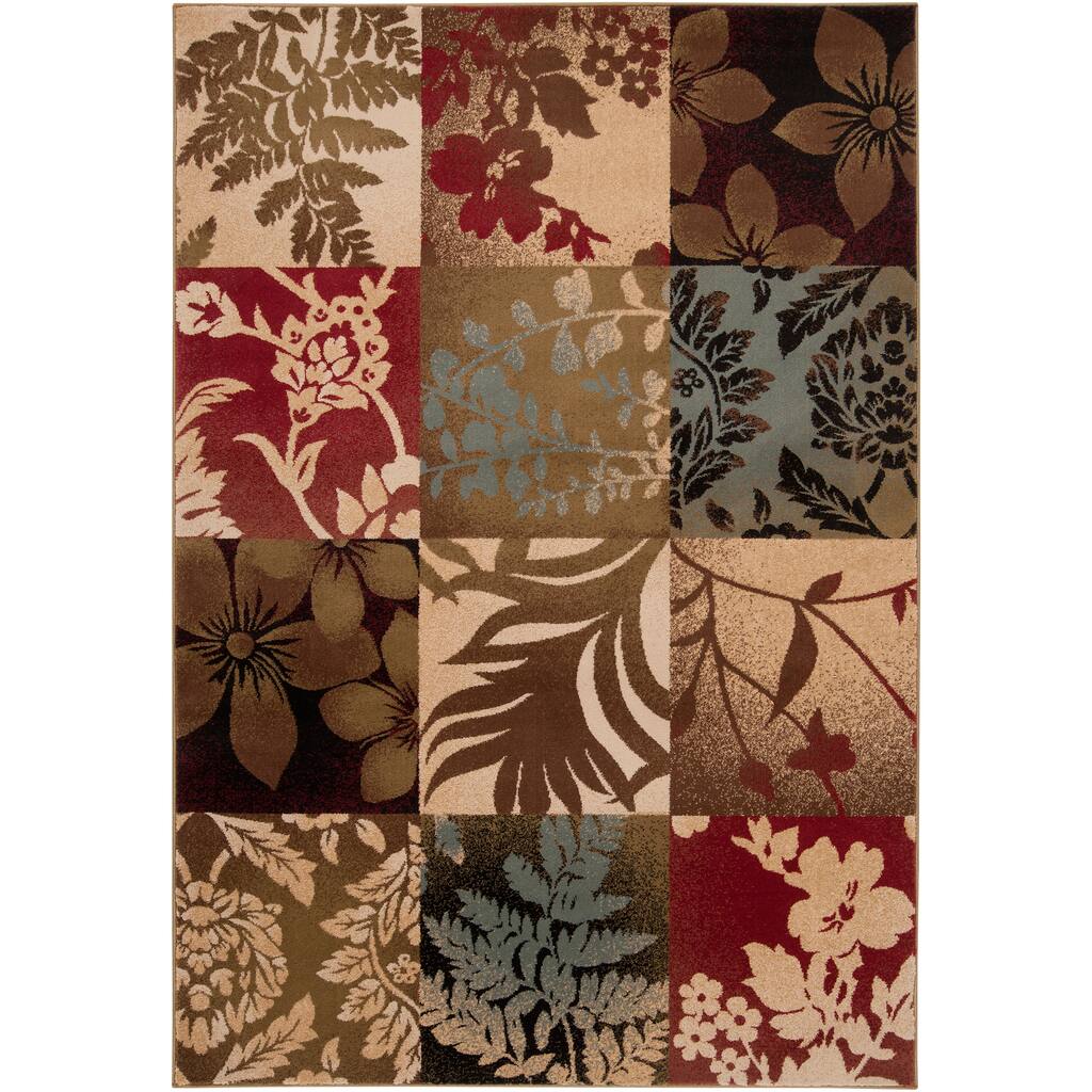Cisco Contemporary Damask Area Rug