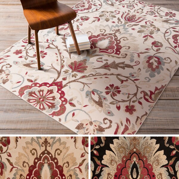 Chino Transitional Damask Area Rug