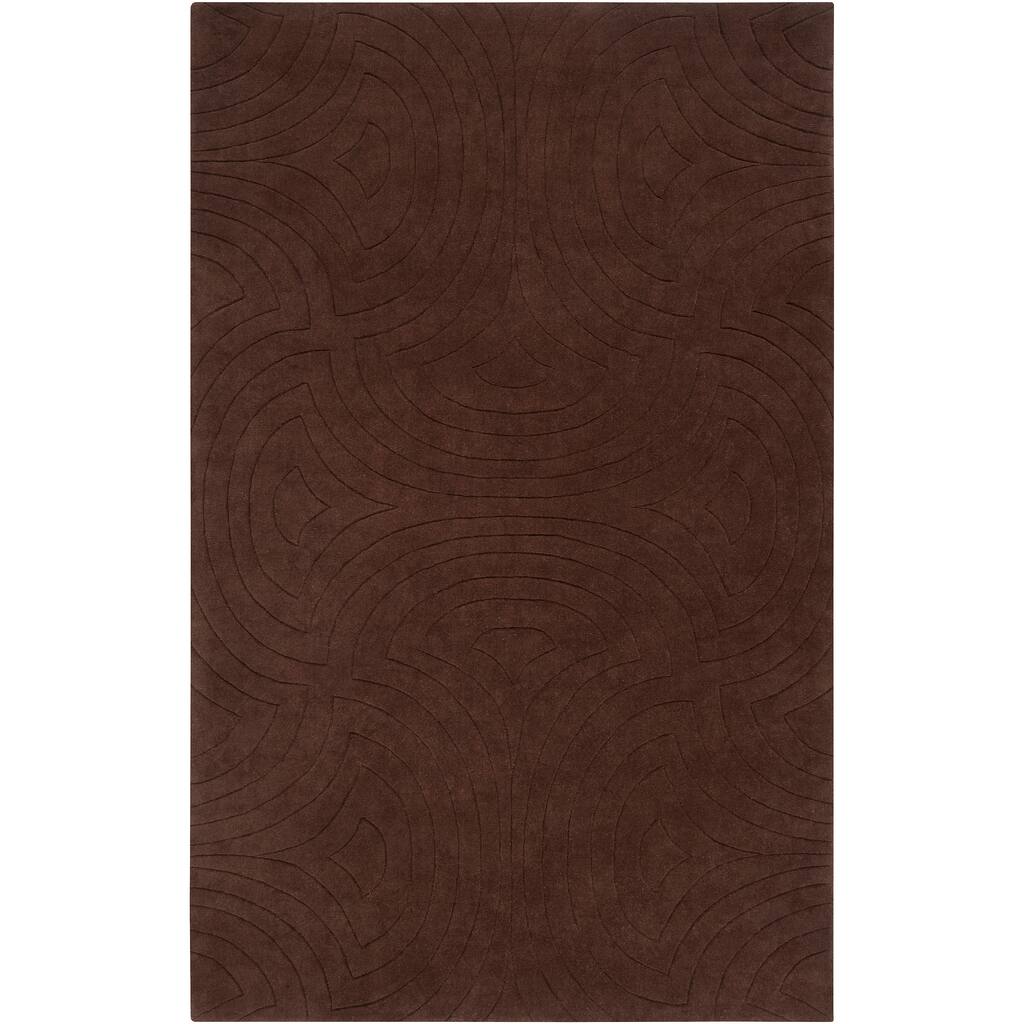 Loomed Camarillo Geometric Circles Wool Rug