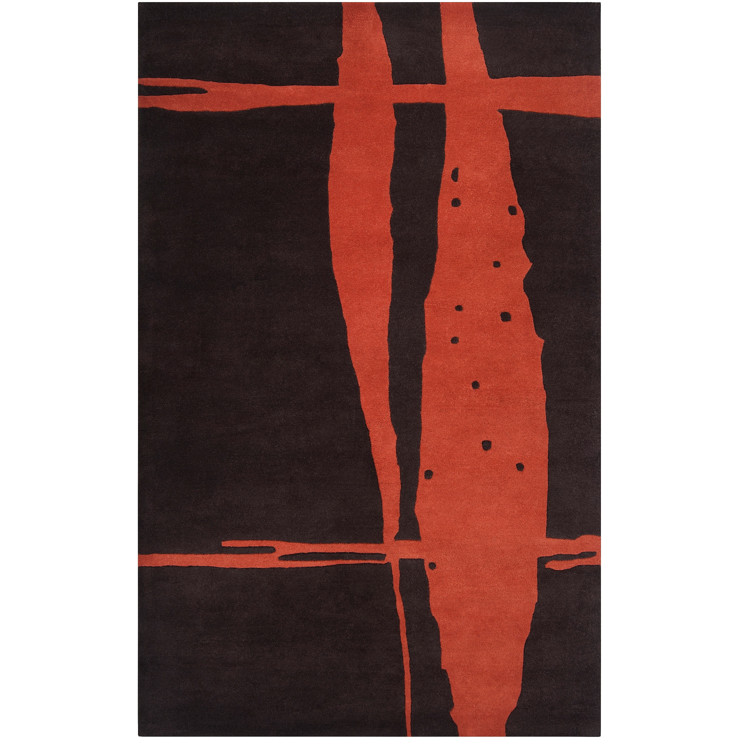 Noah Packard Desing Hand tufted Briar Abstract Plush Wool Rug