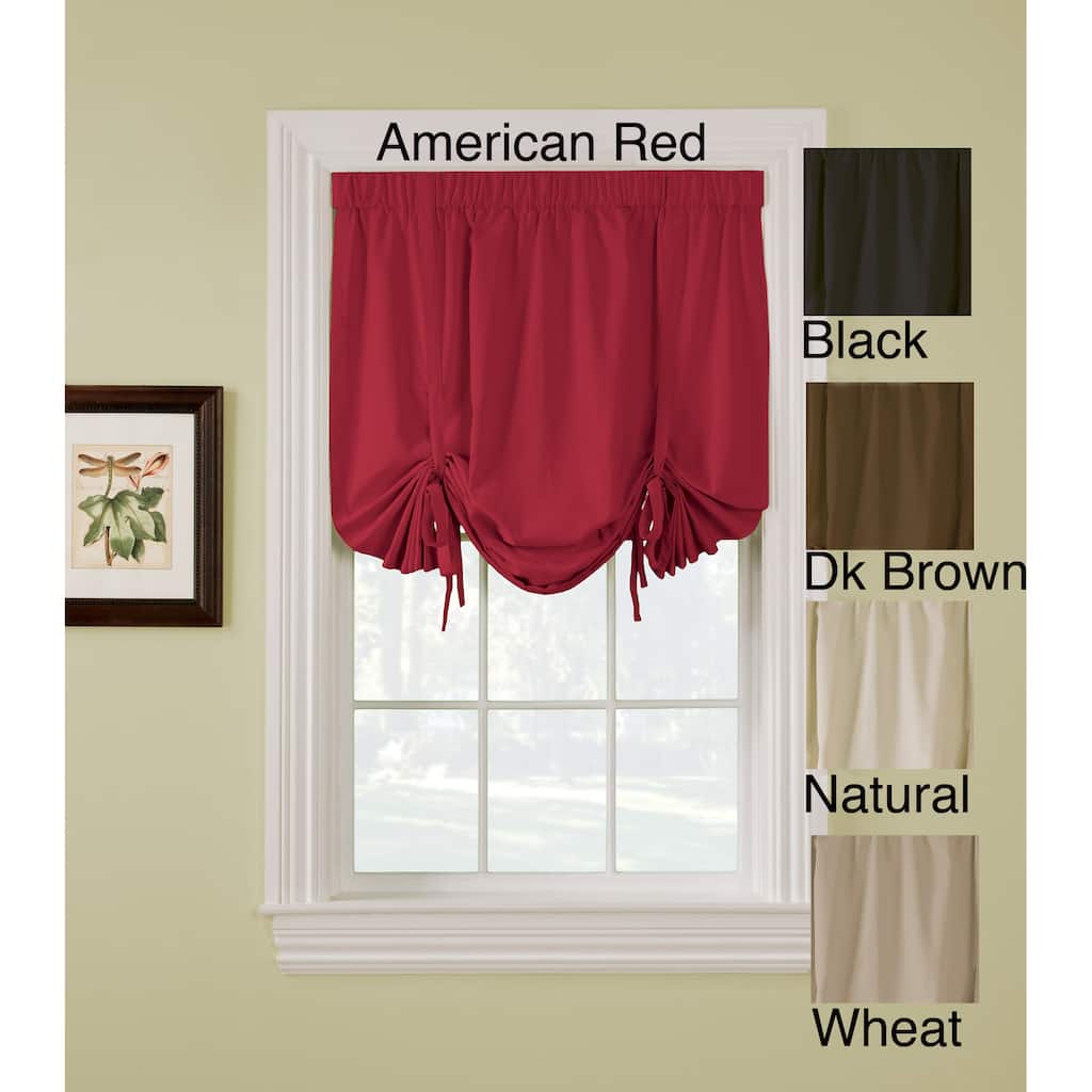 Regency 63-inch Rod Pocket Tie-up Shade