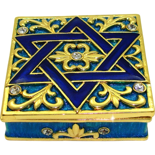 Objet dart Star Of David Trinket Box  ™ Shopping