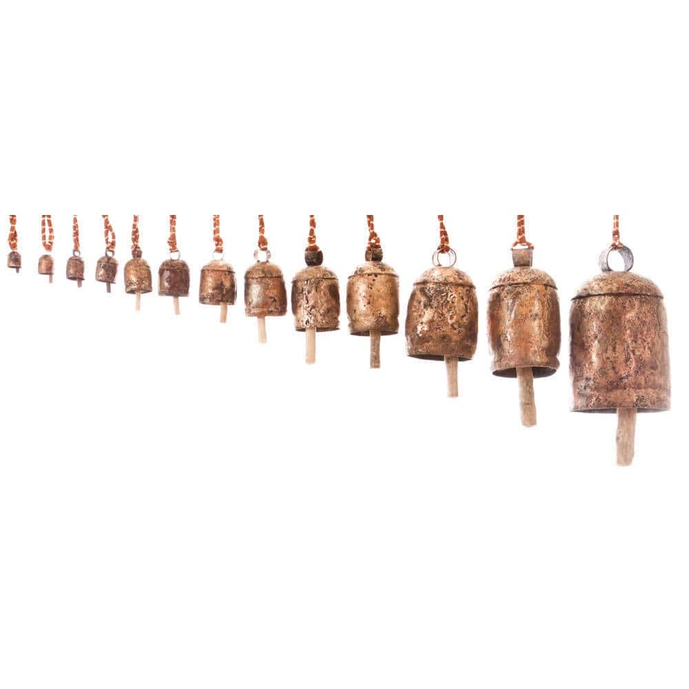 Handmade Noah Bells Supreme Set on Iron Hangers (India)