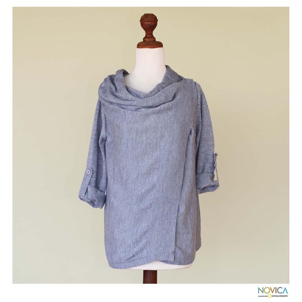 Alpaca 'Nostalgia' Sweater (Peru) Novica Women's Clothing