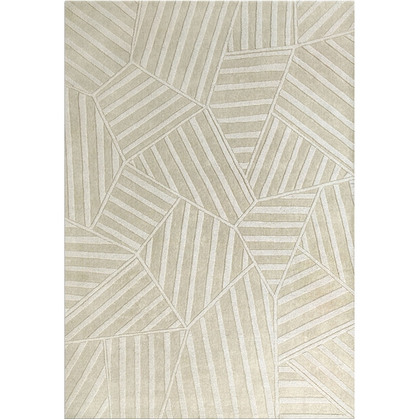 Jovi Home Hand tufted Puzzle Off white Rug (8 x 11)