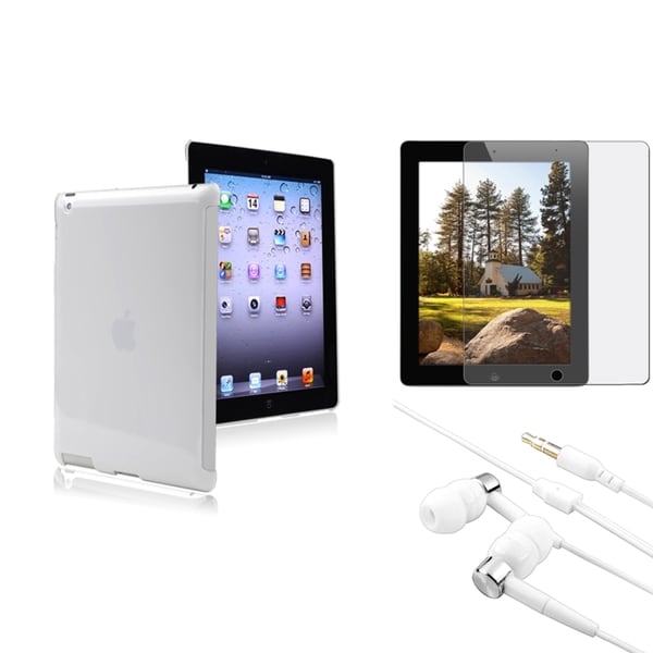 BasAcc BasAcc Case/ Anti glare Screen Protector/ Headset for Apple iPad 2/ 3/ 4 BasAcc iPad Accessories