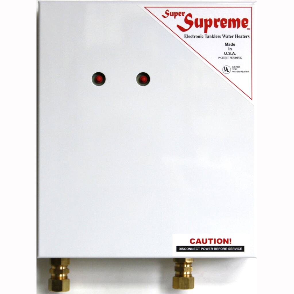 Super Supreme 10 Kw ElectricTankless Water Heater