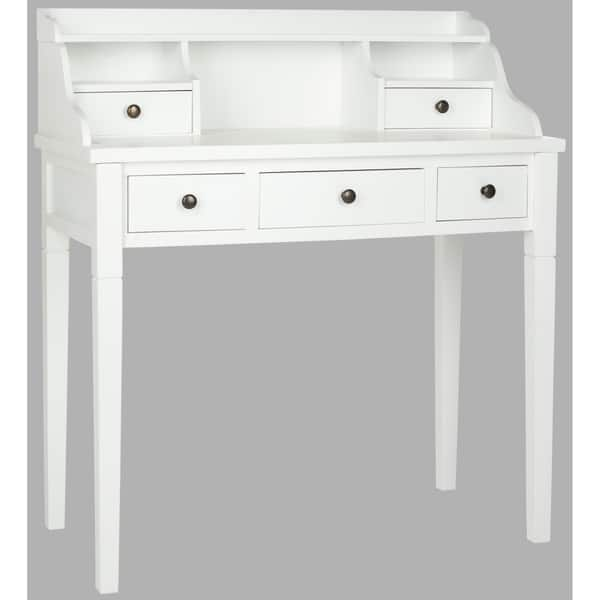 Shop Safavieh Landon White Writing Desk On Sale Free Shipping