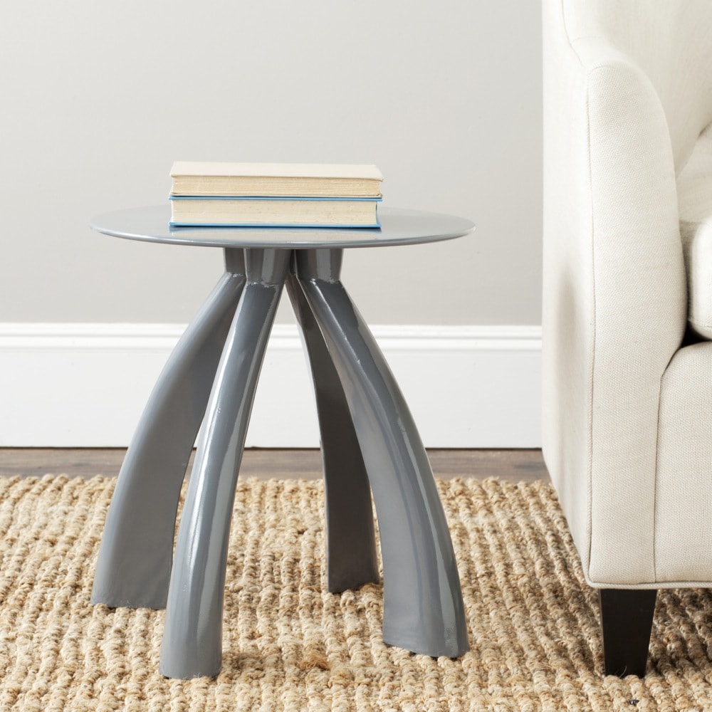 Safavieh Iridium Grey Iron Stool Today $129.99 Sale $116.99 Save 10