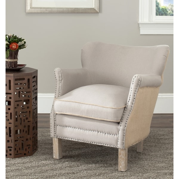 Safavieh Jenny Beige/ Tan Arm Chair