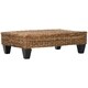 safavieh leary natural wicker bench