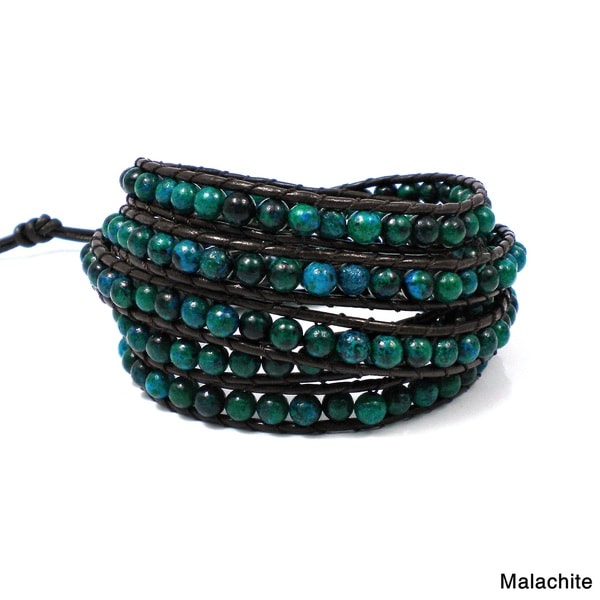 Chic Beauty Precious Stone Five Wrap Bracelet (Thailand)  