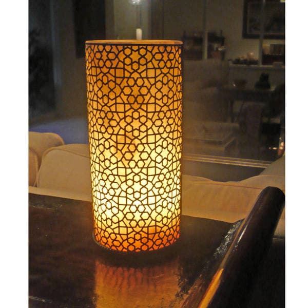 Shop Handmade Luminous Alabaster Lamp (Egypt) - Free Shipping Today ...