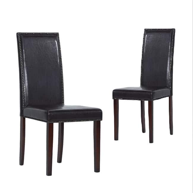 Warehouse of Tiffany Blazing Brown Dining Chairs (Set of 2)