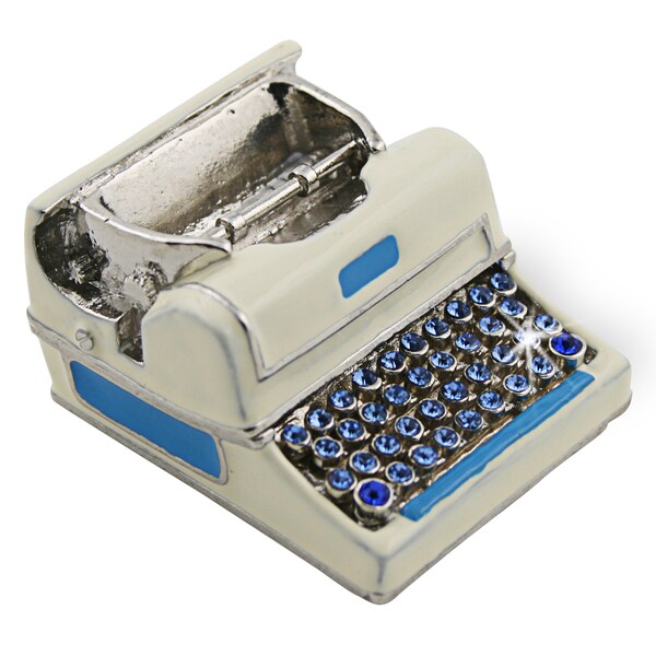 Objet d'art 'Qwerty' Antique Type Writer Trinket Box