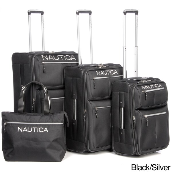 Nautica 'Maritime II' 4-piece Luggage Set - 14847115 - Overstock.com ...