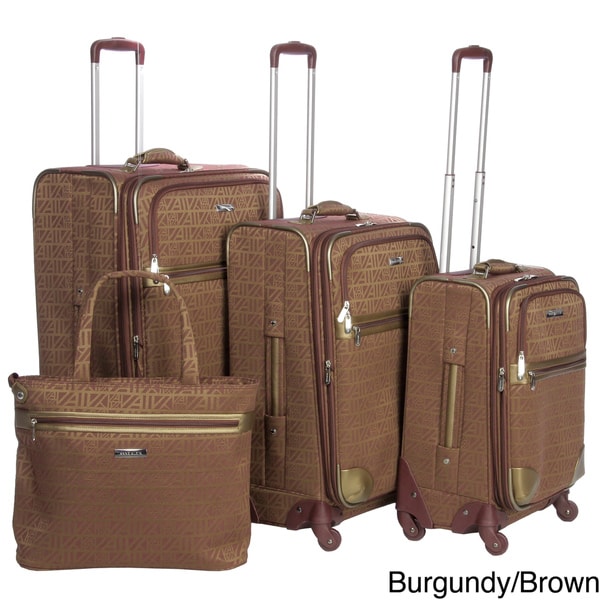 Anne Klein Auto Pilot II 4-piece Fashion Spinner Luggage Set