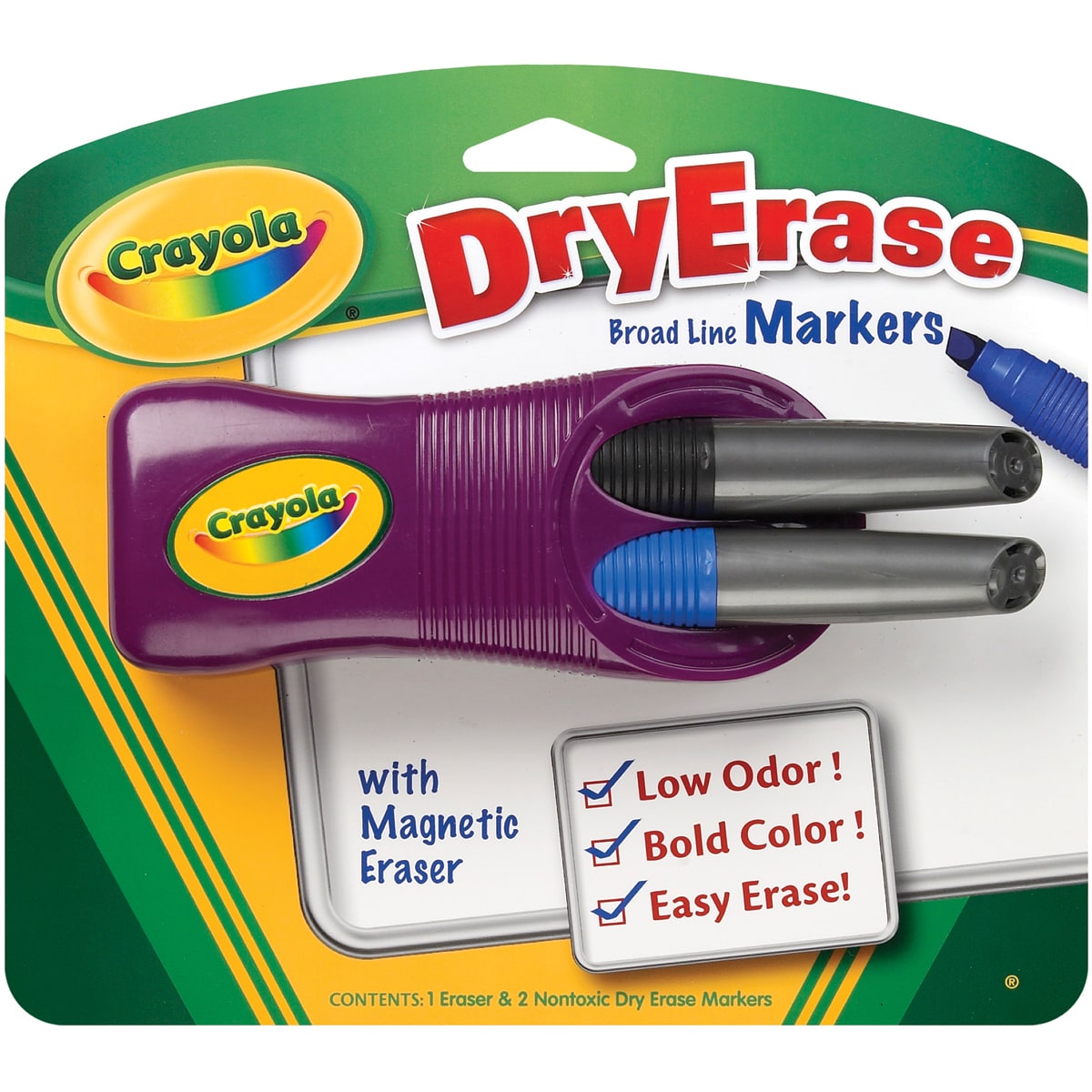  Crayola Dry Erase Markers, Broad Line, Office Supplies