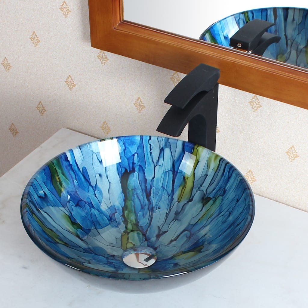 Elite Tempered Glass Vessel Sink