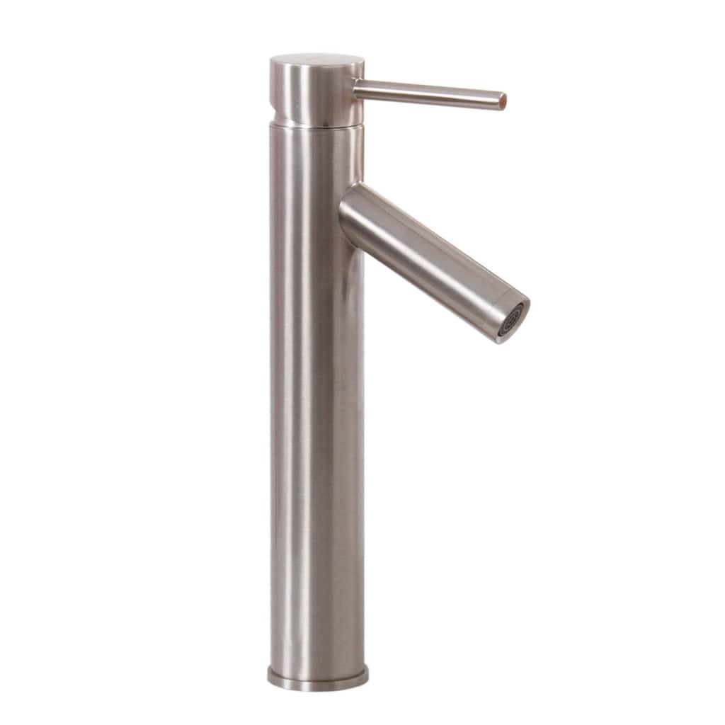 Elite Brushed Chrome Bathroom Vessel Faucet