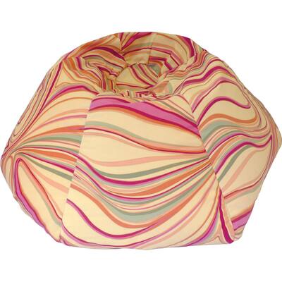 Gold Medal Lemon Swirl Extra Large Bean Bag