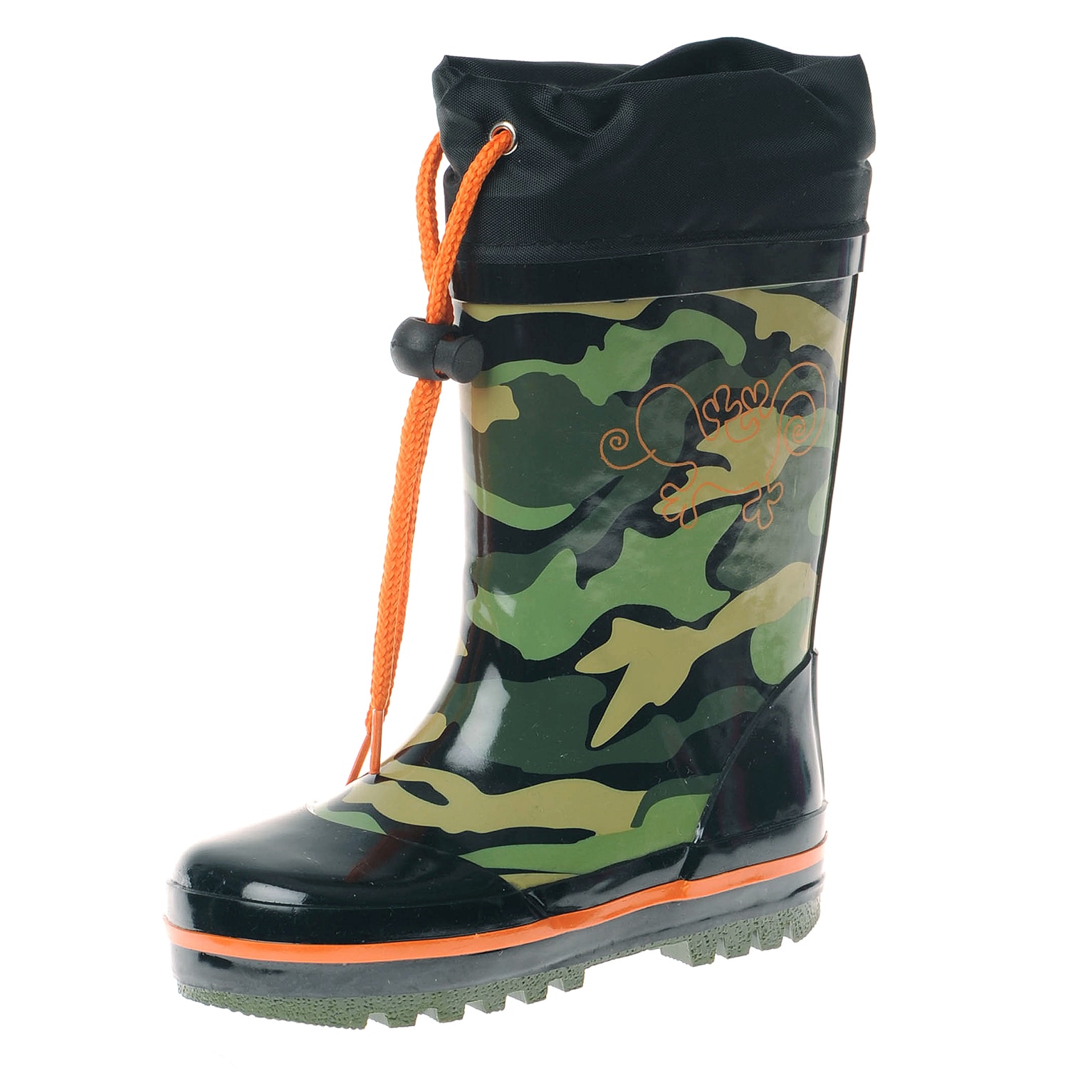 Henry Ferrera Boy Camo Printed Rubber Rain boot   Shopping